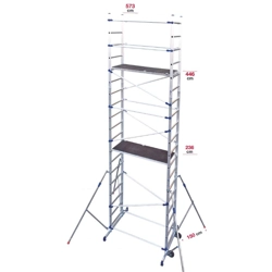 Trabattello in alluminio Pinna Clic Clac